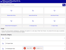 Tablet Screenshot of khambhatigroup.org